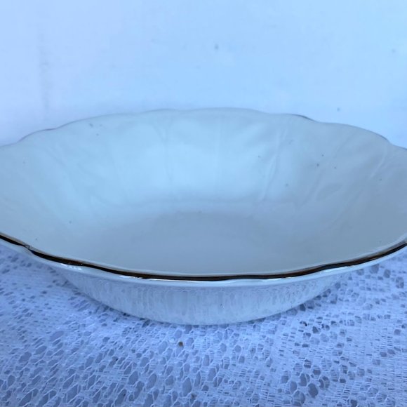 Aynsley, John England “Spring Crocus” Coupe Cereal Bowl, Platinum Trim - Picture 2 of 3